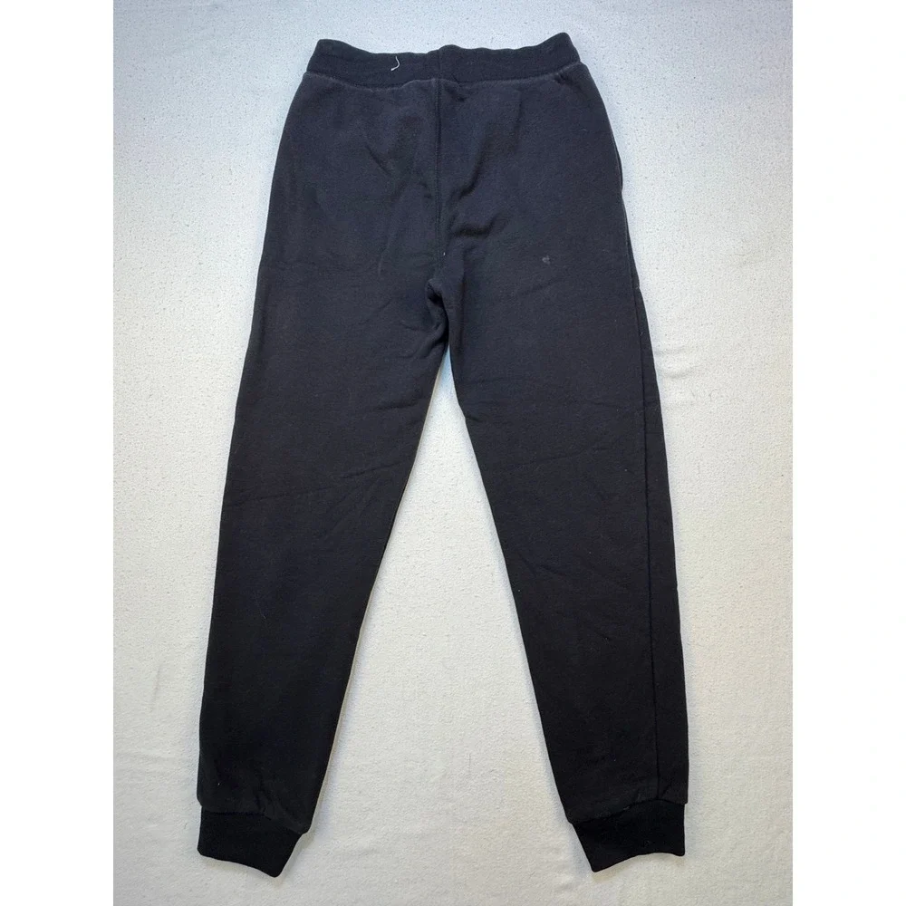 The Children's Place Joggers Kids 10/12 Black Sweatpants Fleece‎ Drawstring
